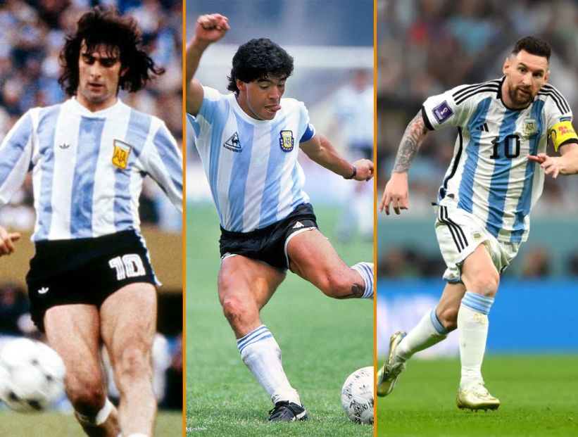 Futbolista argentino que jugó con Mario Kempes, Diego Maradona y Lionel Messi