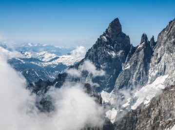 Primeras personas en escalar el Mont Blanc en los Alpes