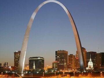 Monumento más alto de Estados Unidos: Gateway Arch de San Luis