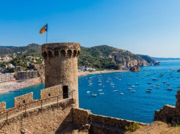 Tossa de Mar pueblo en España