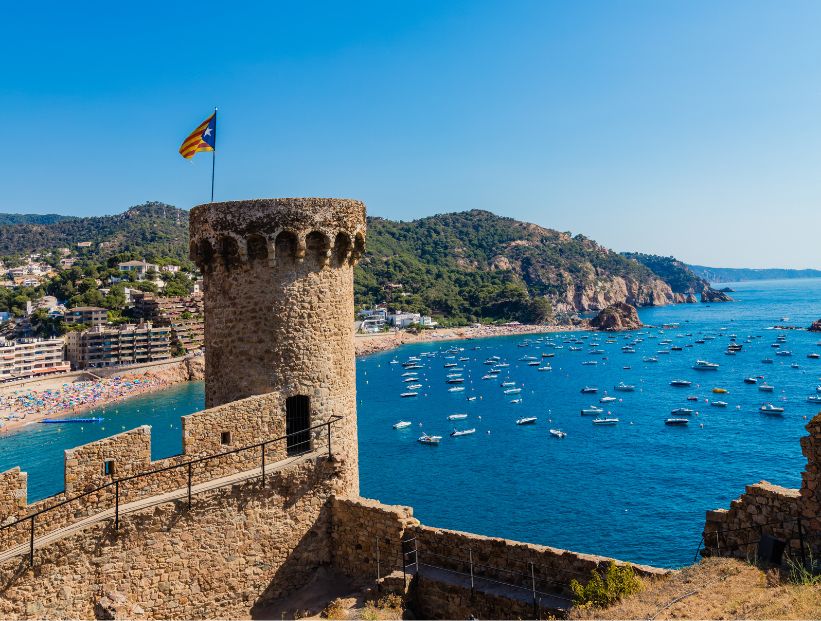 Tossa de Mar pueblo en España