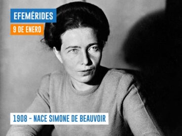 9 de enero de 1908 - nace SIMONE DE BEAUVOIR