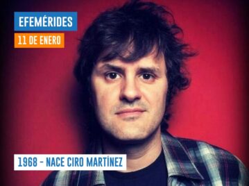 11 de enero de 1968 - nace CIRO MARTÍNEZ