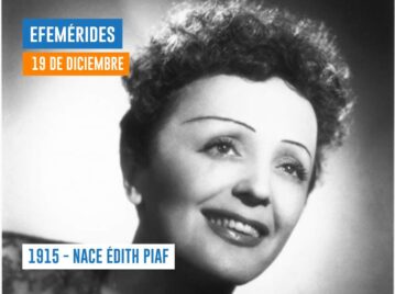 19 de diciembre - Nace Édith Piaf