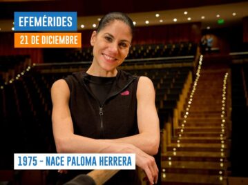 21 de diciembre - Nace Paloma Herrera