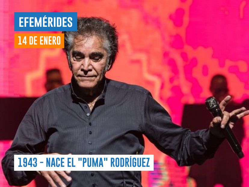 14 de enero de 1943 - nace "PUMA" RODRÍGUEZ.