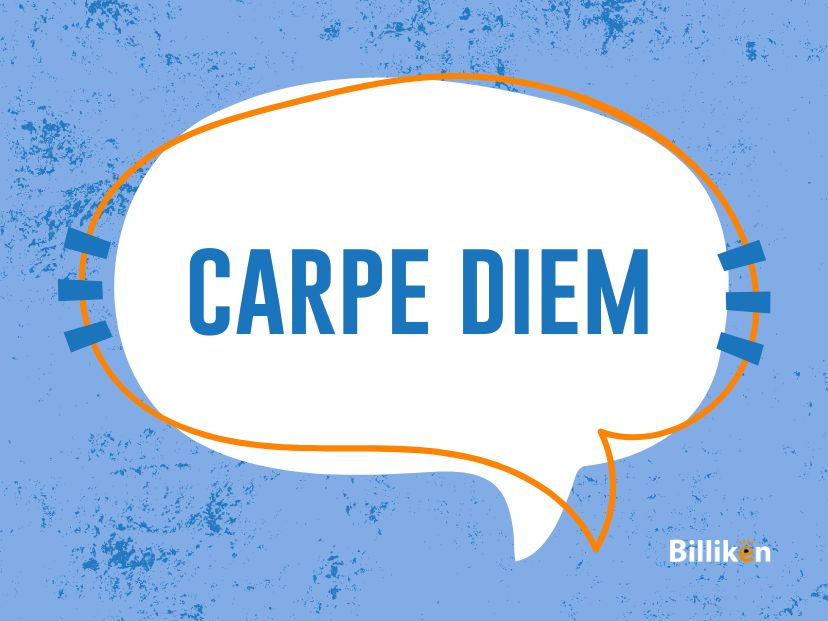 Qué significa la frase carpe diem