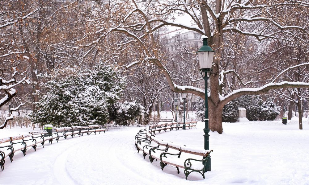 Temperaturas bajas y nieve en Estados Unidos