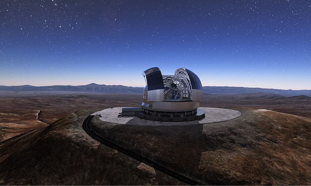 Aspecto que tendrá Extremely Large Telescope, con el telescopio más grande del mundo, en 2028.