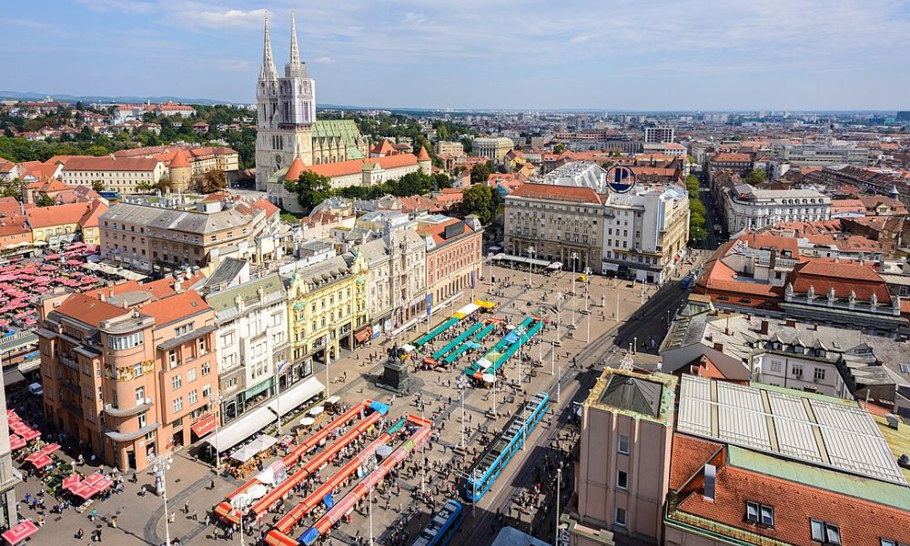 Zagreb, Croacia, una de las ciudades hermanas de Buenos Aires.