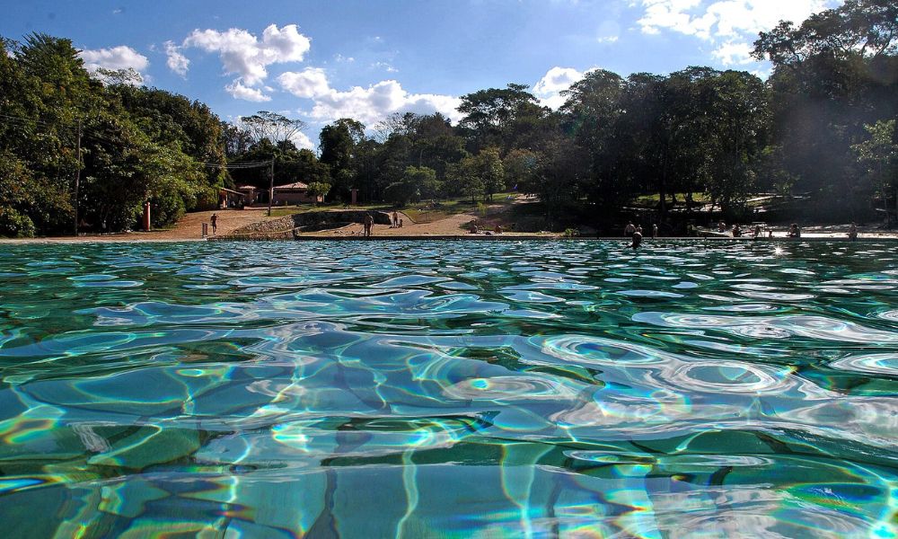 Piscinas del parque nacional urbano más grande del mundo.