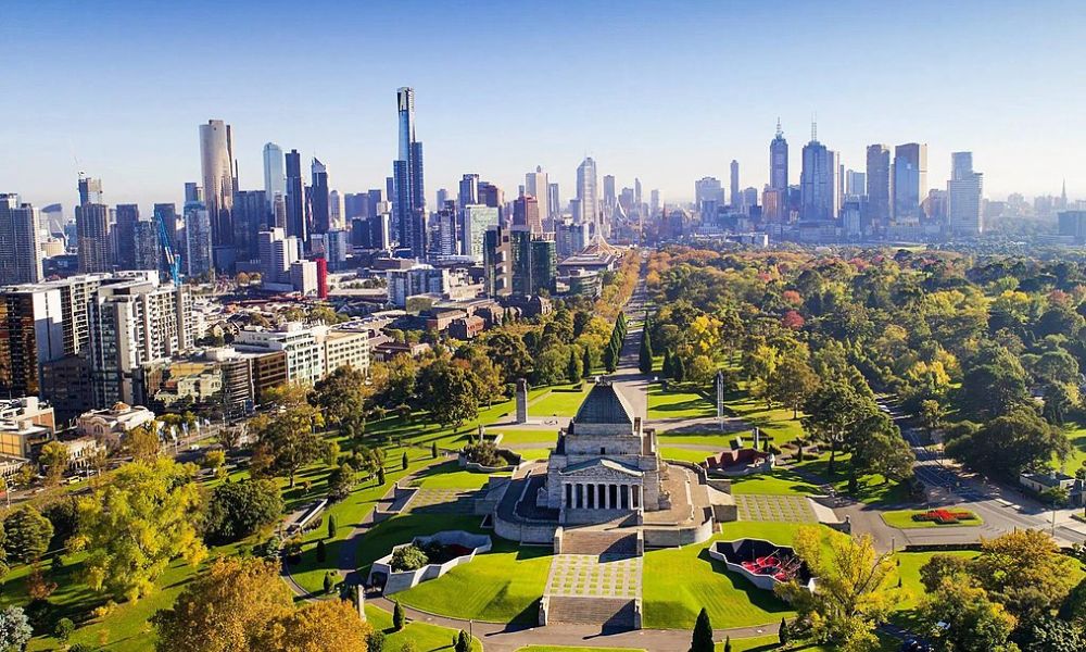 Melbourne, Australia, una de las ciudades hermanas de Buenos Aires.