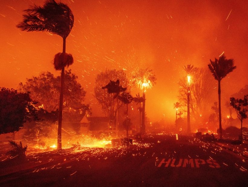 wildfires in L.A. incendios en los ángeles y california