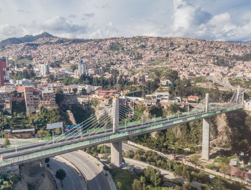 Puentes Trillizos en Sudamérica