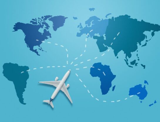 ¿Por qué los aviones no vuelan en línea recta?