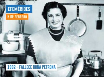 Efemérides 6 de febrero Doña Petrona