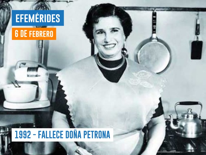 Efemérides 6 de febrero Doña Petrona