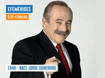 3 de febrero de 1949 - NACE JORGE GUINZBURG