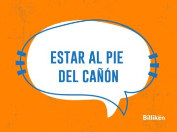 Estar al pie del cañón