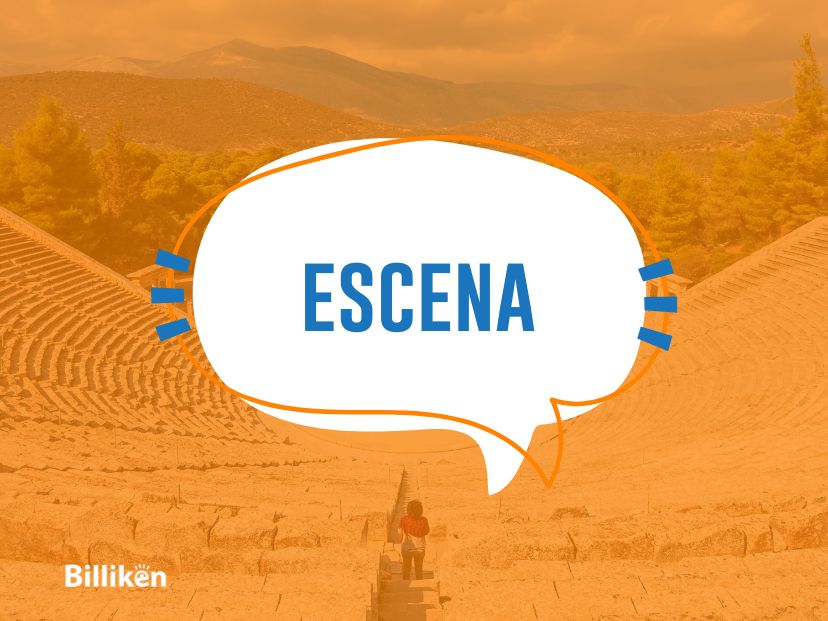 Escena origen y significado de la palabra