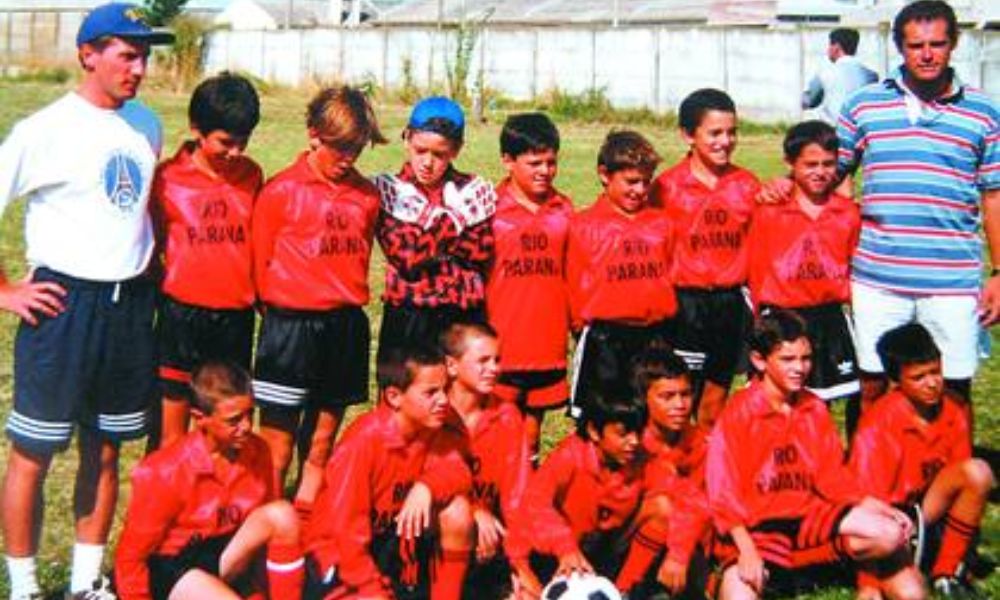 del potro jugando futbol en independiente de tandil