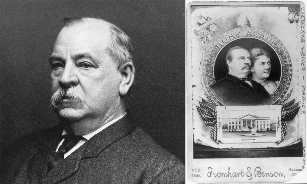 Grover Cleveland, único presidente de Estados Unidos que se casó en la Casa Blanca