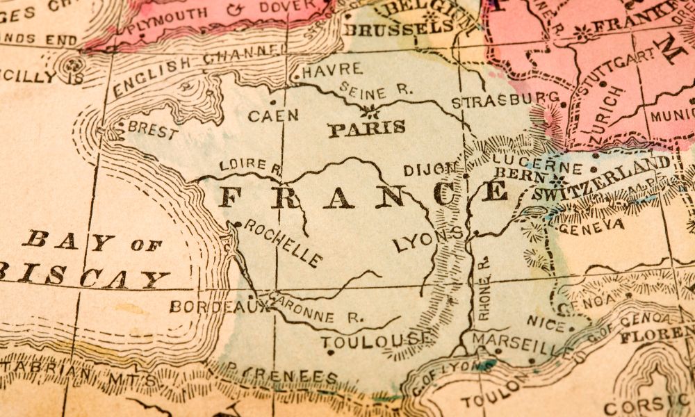 mapa de Francia