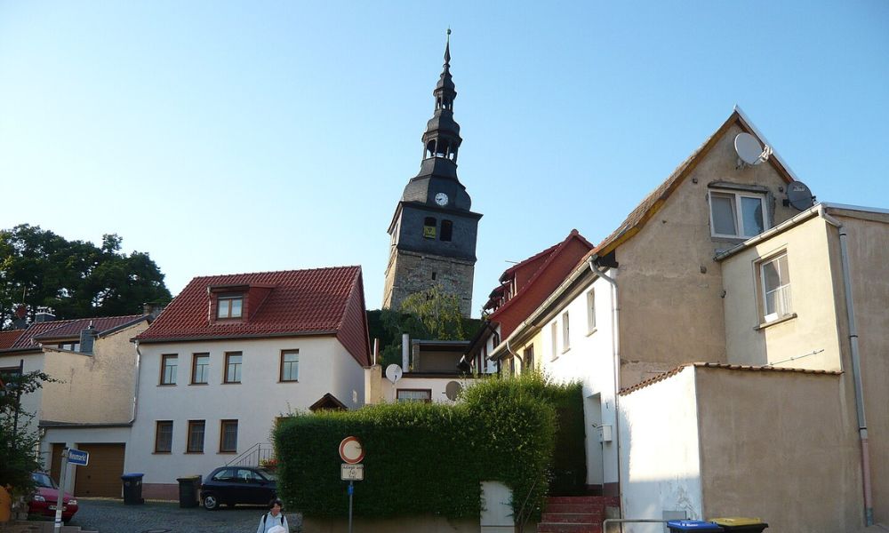 Paisaje que rodea a la torre de la iglesia Oberkirche.