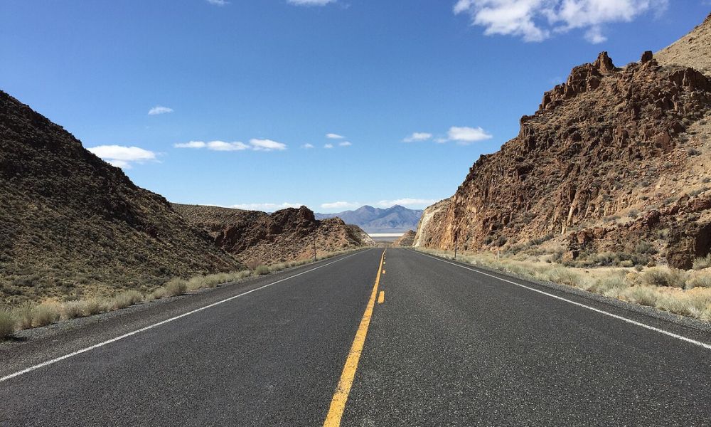 Aspecto de la ruta más solitaria de América.