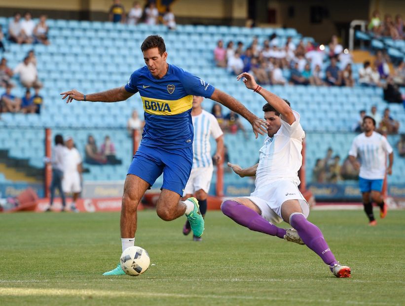 juan martín del potro jugando al fútbol