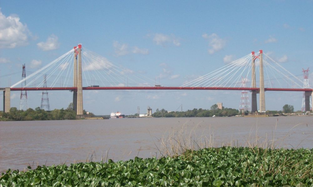 Vistas panorámicas del Puente Zárate-Brazo Largo.