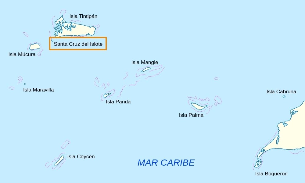 Santa Cruz del Islote Sudamérica