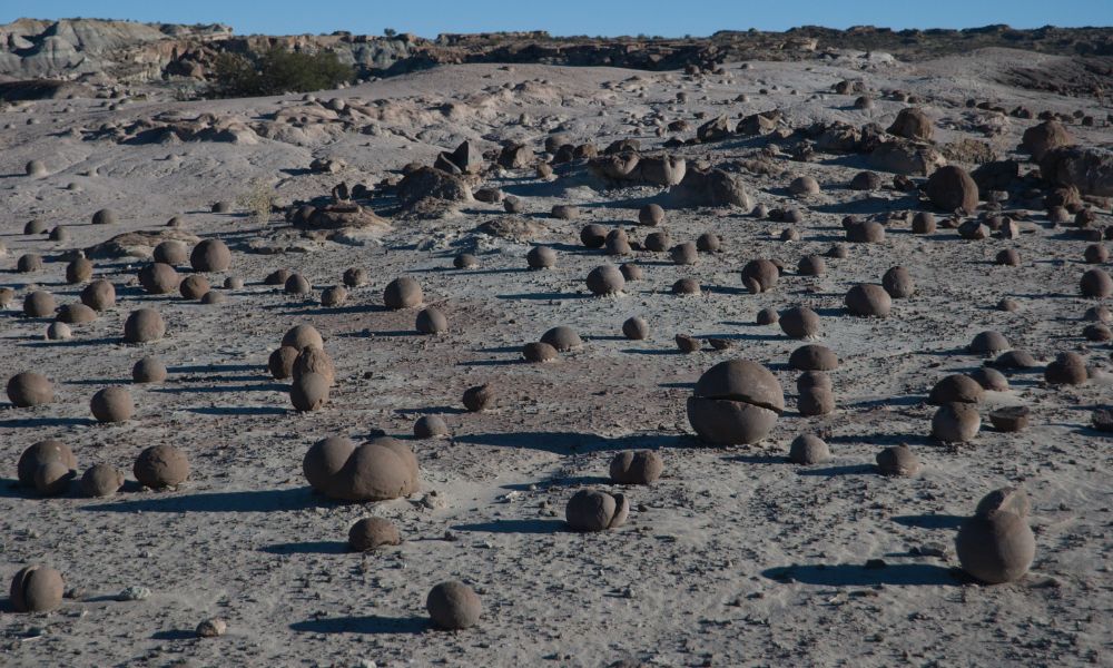 Cancha de Bochas del parque provincial Ischigualasto.