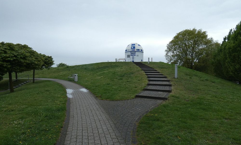 Paisaje que rodea al Observatorio Zweibrücken.