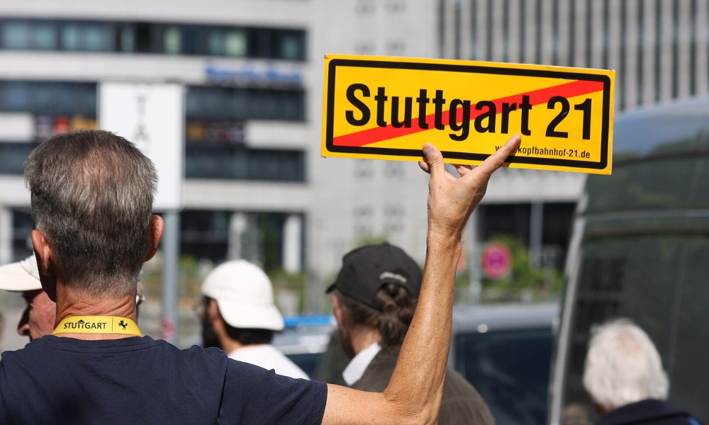 Protestas en contra de Stuttgart 21 Alemania