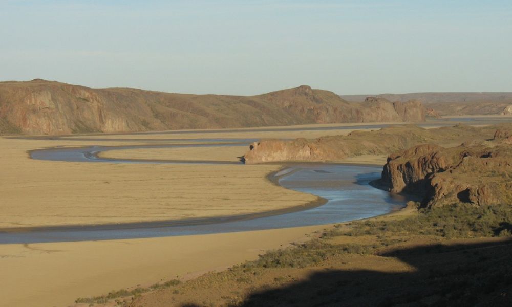 Ría Deseado de Argentina.