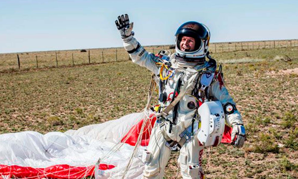 Cuánto duró la caída de Felix Baumgartner