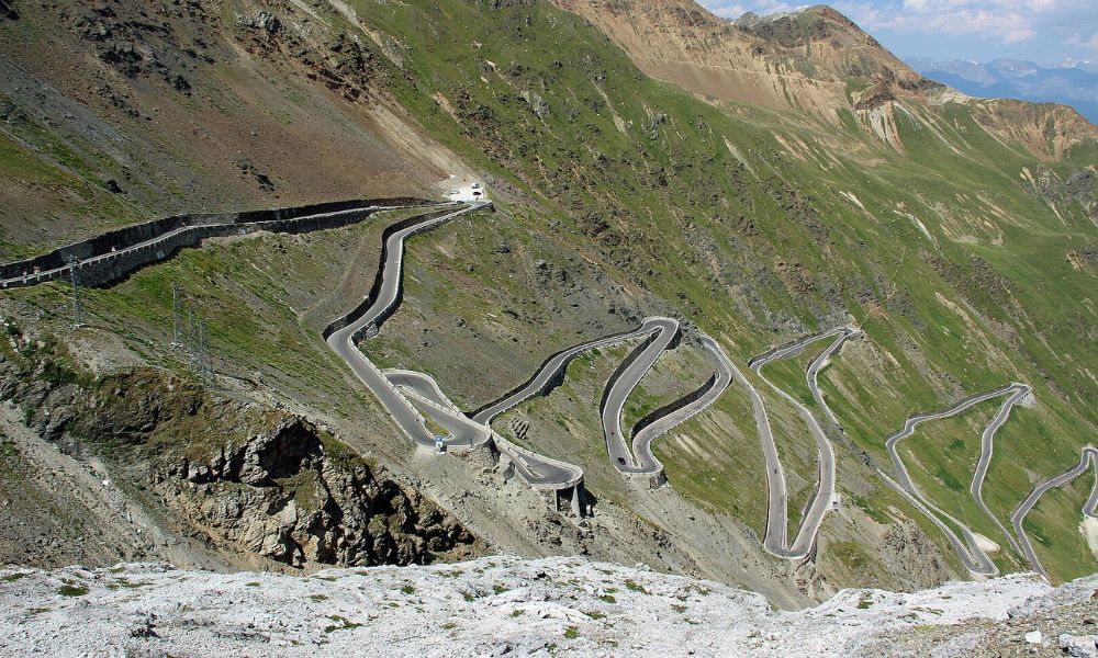 Curvas del Paso Stelvio.