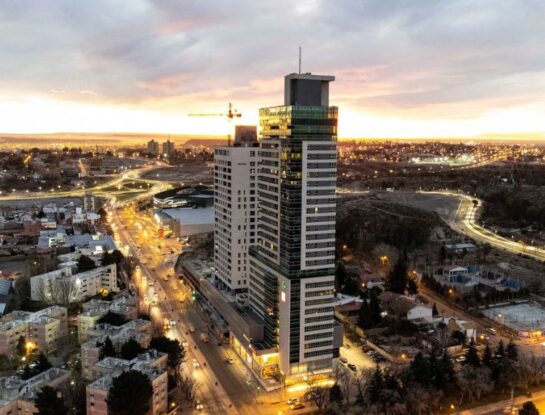 ¿Cuánto mide el edificio más alto de la Patagonia Argentina?