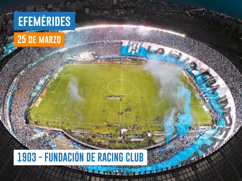 Efemérides del 25 de marzo Racing Club