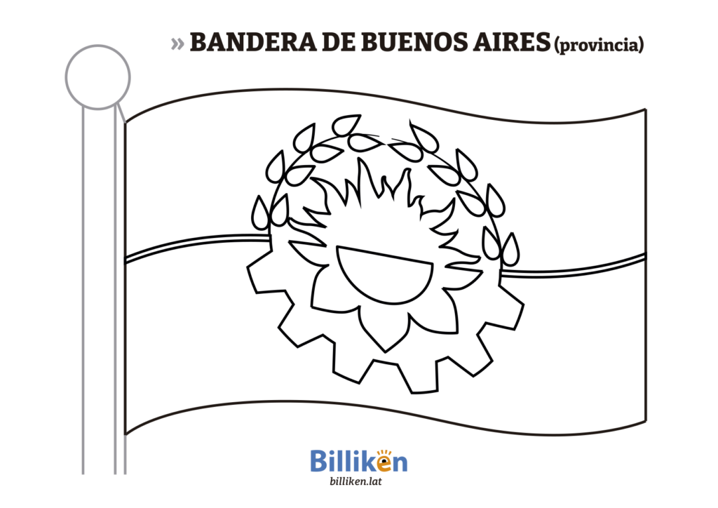 bandera de Buenos Aires para colorear significado