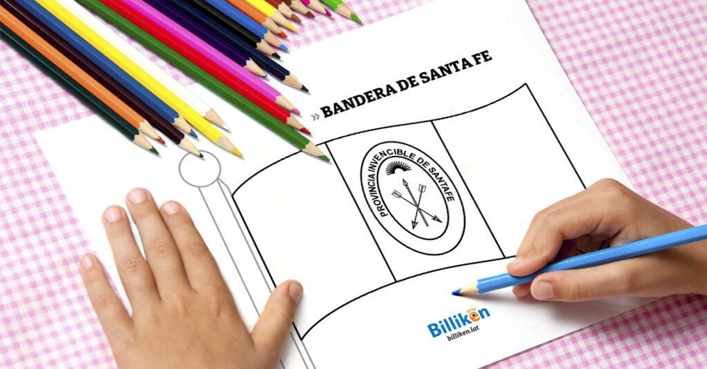 bandera de Santa Fe para colorear significado FB