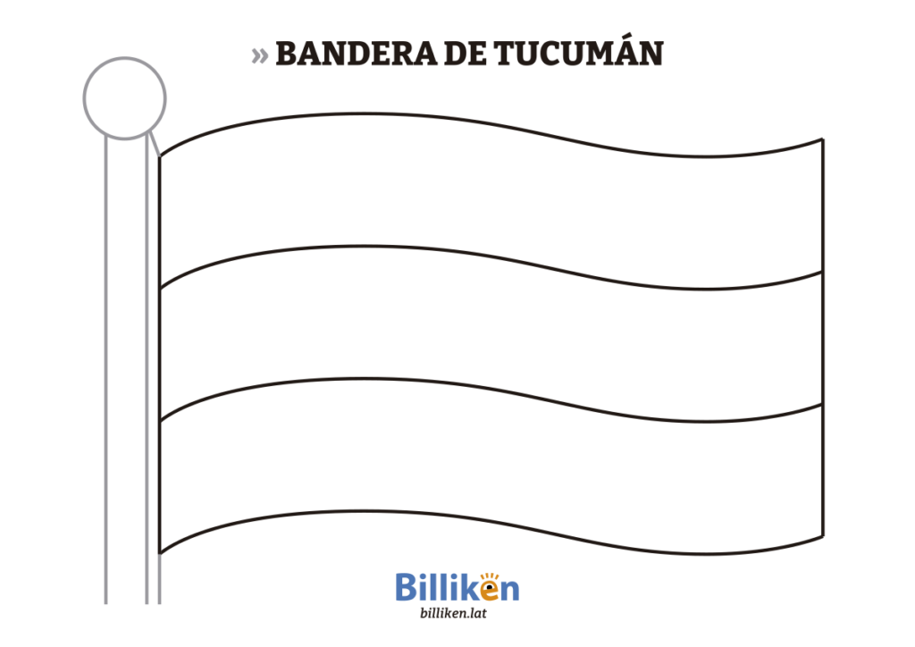 bandera de Tucumán para colorear significado