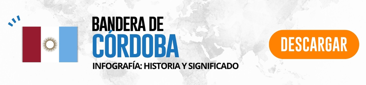 bandera de Córdoba infografía historia origen significado Botón
