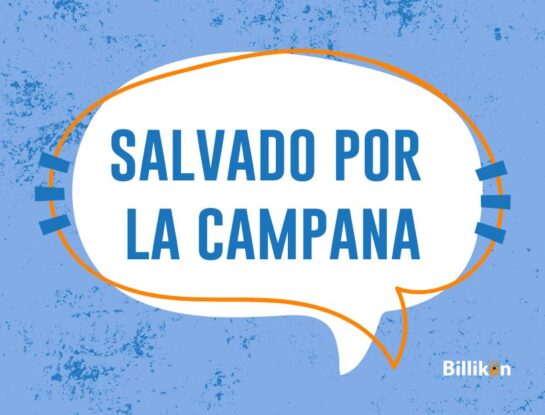 ¿Cuál es el origen de la frase "salvado por la campana"?