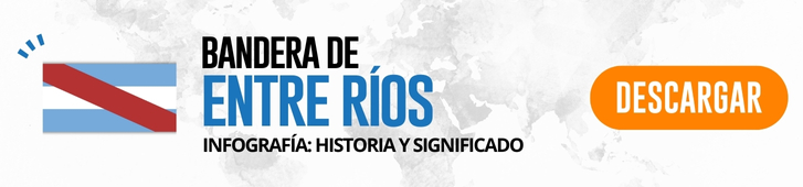 bandera de Entre Ríos infografía historia origen significado BOTON