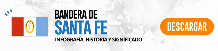 bandera de Santa Fe historia significado botón
