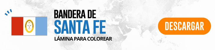bandera de Santa Fe para colorear significado botón