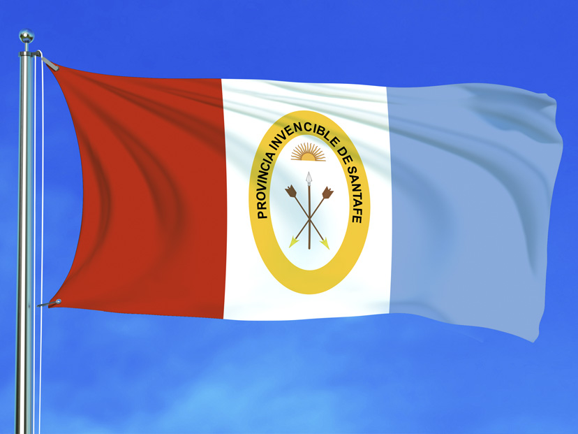 bandera de Santa Fe infografía historia origen significado ST