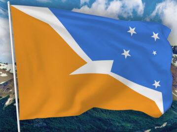 bandera de Tierra del Fuego infografía historia origen significado ST
